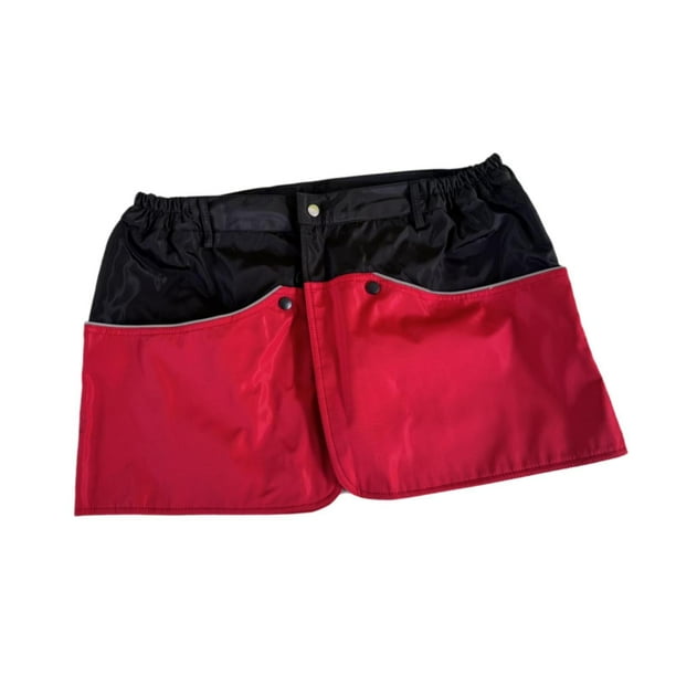 Delantal de entrenamiento para perros, pantalones cortos de entrenamiento para perros, resistente al agua multipropósito resistente para actividades XL rojo