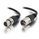 C2G Audio Pro- 6ft Pro-Audio XLR Male to XLR Female Cable - Câble Audio - XLR3 Mâle vers XLR3 Femelle - 6 Pi - Noir – image 4 sur 4