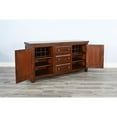 thumbnail image 2 of Sunny Designs Tuscany 66" Farmhouse Wood Buffet in Medium Brown, 2 of 5