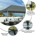 thumbnail image 6 of Gymax 10'x20' Pop up Canopy Tent Folding Heavy Duty Sun Shelter Adjustable W/Bag Grey, 6 of 10