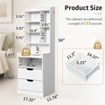 thumbnail image 3 of Ktaxon Wood 2 Drawer File Cabinet  Nightstand with Charging Station Shelves Dresser Office Cabinet, Filing Cabinet with Socket, Printer Stand with Storage Shelves for Home Office Study, 3 of 10