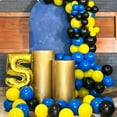 thumbnail image 6 of WuPing 120 Pcs Balloon Arch Kit for Birthday, Party, Baby Shower, Black, Yellow, Gray, Blue Color, 6 of 7