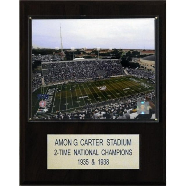 C & I Collectables 1215AMONCART NCAA Football Amon G. Carter Stadium Plaque de Stade