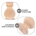 thumbnail image 3 of CATIEBYE 2Pcs Decorative Wood Finials with Natural Grain Pattern for Elegant Home Staircase Posts, 3 of 7