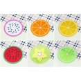 thumbnail image 2 of 10PCS Cup Coaster Assorted Fruit Decor Silicone Coaster Drink Coaster for Party, 2 of 5