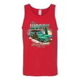 thumbnail image 2 of Wild Bobby, 1946 Vintage Ford Woody Chasing Waves Cars and Trucks Mens Graphic Tank Top, Red, 3XL, 2 of 3