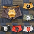 thumbnail image 4 of CENL Mens Boxer Underwear Cotton Breathable Oversized Cartoon Printing Underpants, 4 of 7