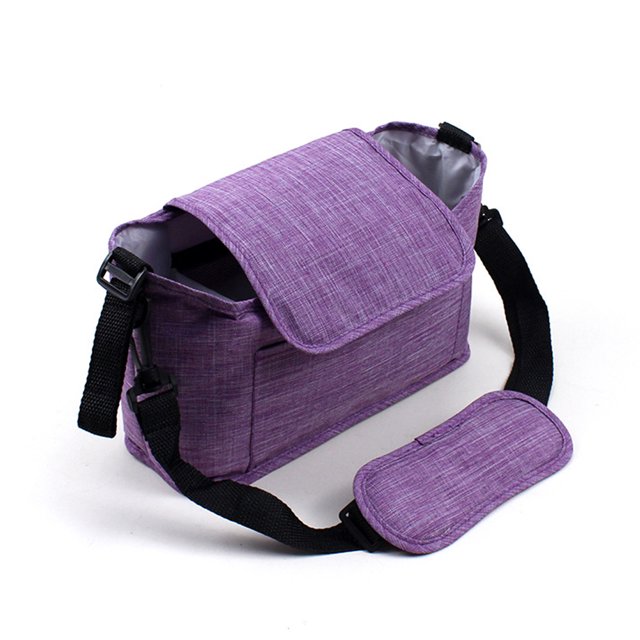 Bolso organizador de cochecito de bebé para mamá, bolso de carrito de bebé