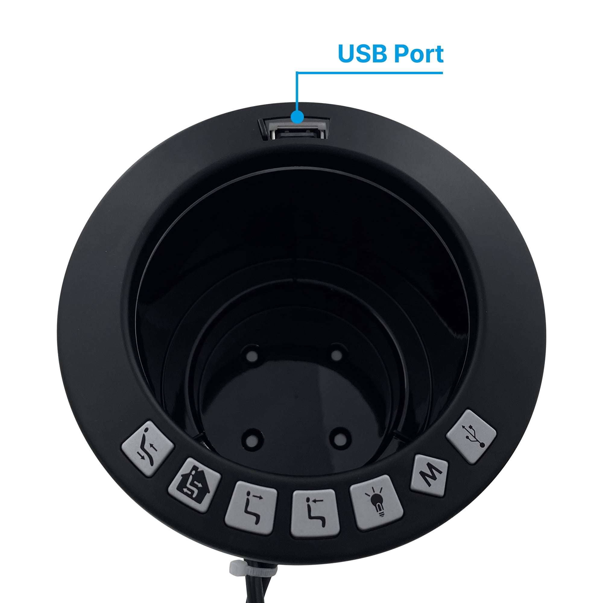 Power Recliner Lift Chair Raffel Systems Theater Cup Holder Model CHB R2ULBL 05 Replacement with USB, Memory and Light