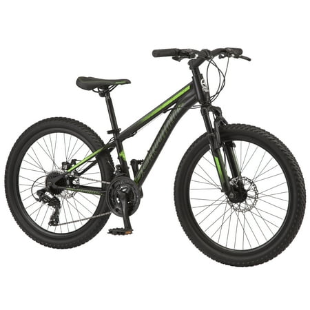 Schwinn Sidewinder mountain bike, 24-inch wheels, 21 speeds, black /