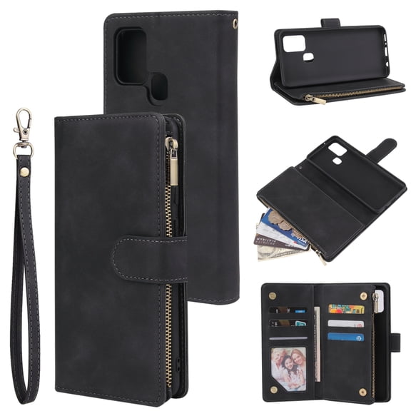 For Samsung Galaxy A21s Multifunctional Retro Frosted Horizontal Flip Leather Case with Card Slot