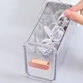 thumbnail image 4 of Removable Wall Mounted Underwear Organizer Dustproof Moistureproof Drawer Organizer for Bedroom Home White, 4 of 4