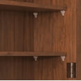 thumbnail image 3 of Pusnapku 23" Bathroom Wall Storage Cabient, 3-Tier Modern Medicine Cabinet with Glass Doors, Towel Bar, Wood Display Cabinet for Kitchen, Living Room, 3 of 9