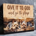 thumbnail image 3 of Lotusprinthandmade Give It To God And Go To Sleep Canvas 1.5in 36" x 24", Christian Wall Art, Christian Canvas, Christian Home Decor, jesus canvas, 3 of 5