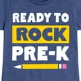 thumbnail image 3 of Instant Message - Ready To Rock Pre-K - Toddler And Youth Girls Short Sleeve Graphic T-Shirt, 3 of 6
