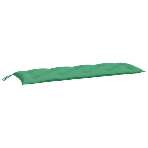 Cojín para banco exterior Benzara, 150 cm, tejido Oxford verde
