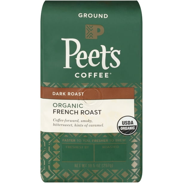 Peet's Coffee® Organic French Roast Dark Roast Ground Coffee 10.5 oz