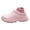 Pink, variant on HEWUQI Women's Slip on Waterproof Rubber Clogs Knitted Ankle Tube Non Slip Oil Resistant Work Shoes Lightweight Short Garden Footwear Size 9.5