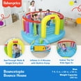 thumbnail image 4 of Fisher-Price Bestway Bouncetopia Multi-Color Child PVC Bouncer with Built-in Pump, 4 of 15