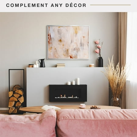 MCS Foundation 16x24 Poster Frame Traditional Brass, Vertical & Horizontal Wall Hanging Large Picture Frame for Photos, Posters & Art Prints (1-Pack)