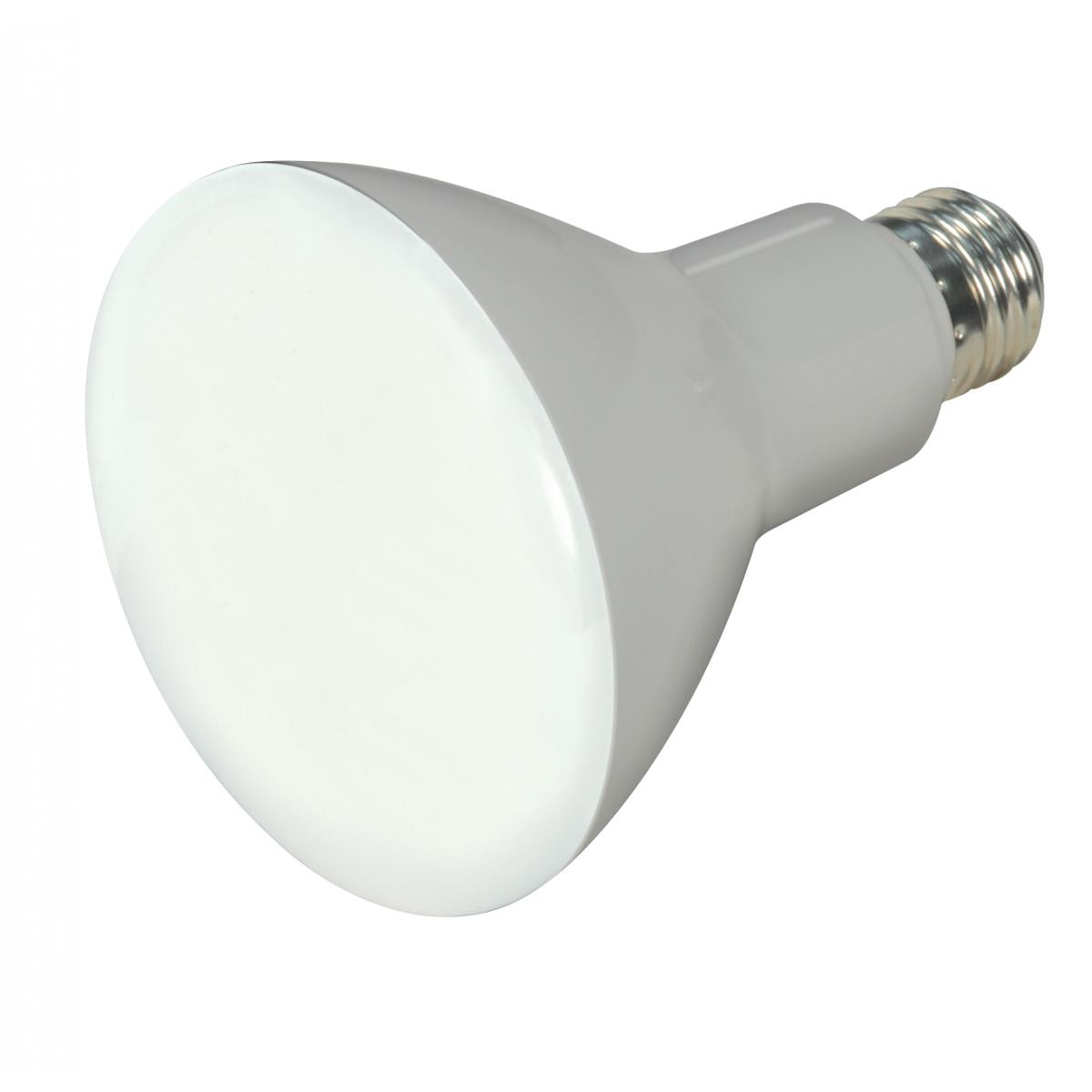 SATCO S9620 9.5 Watt 120 Volt BR30 Reflector LED Bulb 2700K Warm White Dimmable (6 LED Light Bulbs)