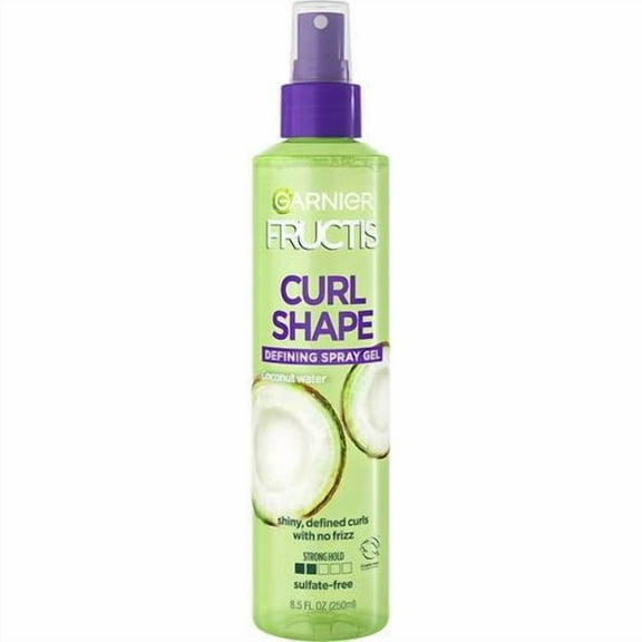 Garnier Fructis Style Curl Shape Defining Spray Gel with Coconut Water - 8.5 oz (Pack of 2)
