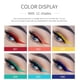 thumbnail image 5 of Delineador de ojos de color mate de 12 colores, de secado rápido y no fácil de difuminar, lápiz delineador de ojos líquido, paquete de 12 delineadores de ojos Rojo Verde, 5 of 5