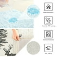 thumbnail image 3 of Yayeee Bath Rugs for Bathroom Floor Set of 2 Non Slip Fluffy Soft Absorbent Mat, Black Deer, 3 of 7