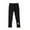 Black, variant on HAiming Girls Warm Leggings Winter Fleece Thicked Thermal Tights Pants Kids Cute Printed Full Length Stretch Pants