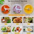 thumbnail image 2 of Picadora manual de alimentos Brieftons QuickPull de 1 litro para salsa y ensalada, 2 of 9
