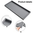 thumbnail image 5 of Silicone Bathroom Storage Tray Perfect Solution for Keeping Toiletries in Place Gray 30x12.5cm, 5 of 9