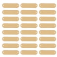 thumbnail image 1 of 100Pcs DIY Handmade Leather Label Clothing Hat Indentation Label Handmade Tags, 1 of 8