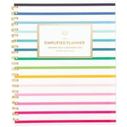 Simplified by Emily Ley for AT-A-GLANCE 2025 Weekly Monthly Planner Happy Stripe