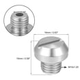 thumbnail image 4 of Unique Bargains Universal M10 Motorcycle Mirror Hole Plugs Screws Mirrors Caps Lock Offs Cover Caps Negative Silver Tone, 4 of 7