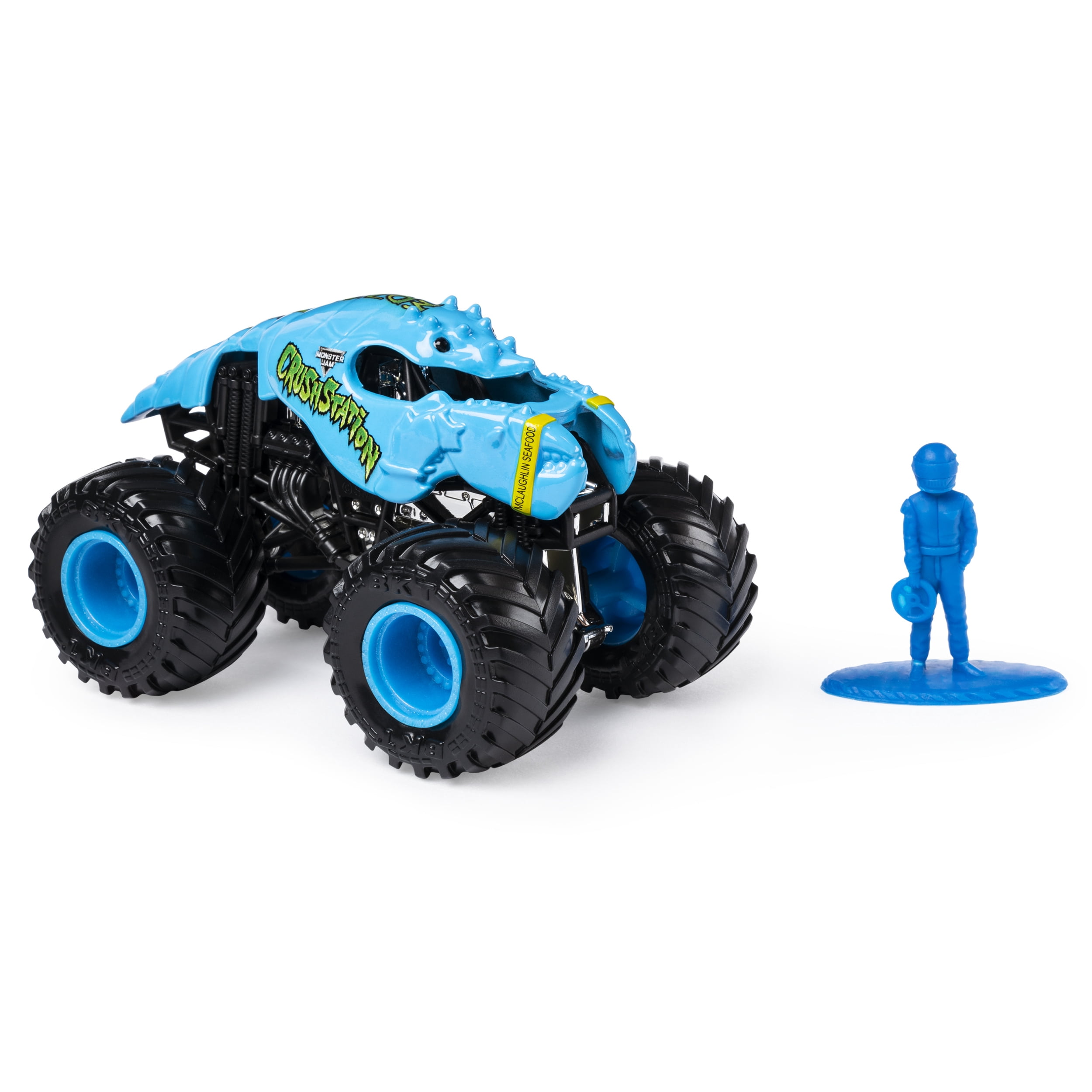 Monster Jam, Official Crushstation Monster Truck, Die-Cast Vehicle, Crazy Creatures Series, 1:64 Scale