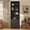 Black, variant on 72" Tall Bookshelf with Doors, 6-Tier Modern Bookcase and Storage Cabinet, Display Shelves with Anti-Tip Kit for Living Room, Bedroom, and Home Office Decor Oak