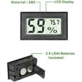 thumbnail image 3 of Elbourn 2-Pack Digital Hygrometer Thermometer - Temperature Humidity Meter Room Monitor Mini Hygrometer Thermometer on Tabletop, 3 of 6