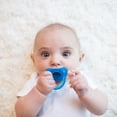 thumbnail image 6 of Dr. Brown's Happy Paci 100% Silicone Baby Pacifier, Age 0-6 Months, Blue, BPA Free, 3 Pack, 6 of 6