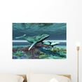 thumbnail image 1 of Whale Song Wall Mural by Wallmonkeys Peel and Stick Graphic (24 in W x 16 in H) WM7493, 1 of 4