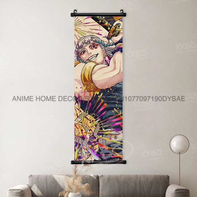 Demon Slayer Anime Canvas and PVC Wall Art Scrolls for Home Decor Various Sizes