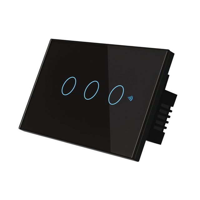 Wi-Fi Smart Switch Lumière Switch Commande Vocale, Télécommande, RF433, Commande Tactile Compatible avec Alexa Google Home Horaire, Minuterie, Compte à Rebours Aucun Neutre et Concentrateur Requis