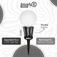 thumbnail image 5 of BRUSH T Premium Plastic Golf Tees, Black Driver 3-Pack, Size 2.2", Unbreakable Innovative Design, Consistent Height, Perfect Golf Gift for Men and Women. Golfing Tees, Works With Any Golf Ball, 5 of 10