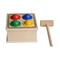 thumbnail image 4 of Banco de madera para golpear, pelota de juguete, juguetes de aprendizaje preescolar, banco de trabajo educativo para bebés Montessori para niños de 1,, 4 of 9