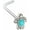 Silvertone L bend, variant on 20 GA Turquoise Sea Turtle L-Shape Nose Ring 316L Surgical Stainless Steel (Silvertone L Bend)