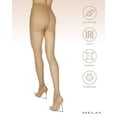 thumbnail image 6 of Melas Women's 12 Denier Soft Sheen Crystal Sheer Control Top Pantyhose - Womens - Female, Q2, Bone, 6 of 12