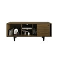 thumbnail image 2 of Castle Place Mid-Century Modern TV Stand Console for TVs up to 60", Brown, 2 of 9