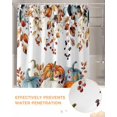 thumbnail image 6 of Thanksgiving Pumpkin Shower Curtain Set ，Waterproof Fabric Shower Curtains Eucalyptus Leaves Farmhouse Shower Curtains for Bathroom,Bathroom Decor 48"x72", 6 of 7