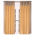 thumbnail image 1 of Panneau de Rideau en Soie Dupioni - Beige Café - 96 Po., 1 of 1