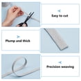 25M Polyester Ribbons for Shoelaces Light Grey 1/4 inch(8mm) 27.34 ...