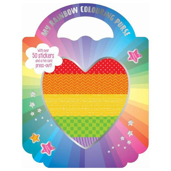 My Rainbow Colouring Purse, Rainbow Purse